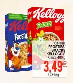 Supermercados Aquí FROSTIES/ SMACKS KELLOGG'S Cereals Caixa oferta
