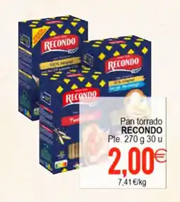Supermercados Aquí RECONDO Pan torrado oferta