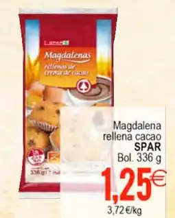 Supermercados Aquí SPAR Magdalena rellena cacao oferta
