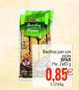 Supermercados Aquí SPAR Barriñas pan con pipas oferta