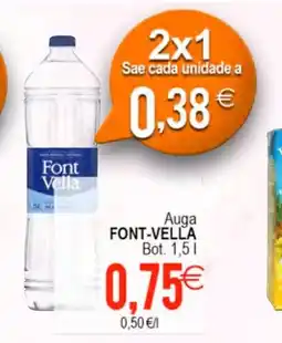 Supermercados Aquí FONT-VELLA Augua oferta