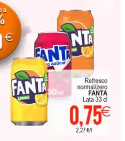 Supermercados Aquí FANTA Refresco normal/zero oferta