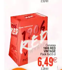 Supermercados Aquí 1906 RED VINTAGE Cervexa oferta