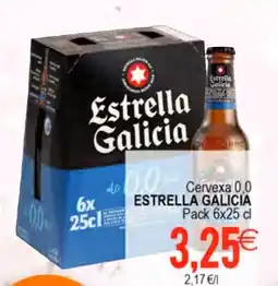 Supermercados Aquí ESTRELLA GALICIA Cervexa 0,0 oferta