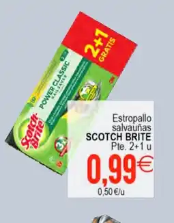 Supermercados Aquí SCOTCH BRITE Estropallo salvauñas oferta