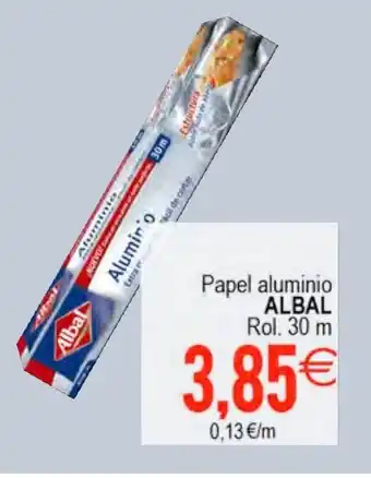 Supermercados Aquí ALBAL Papel aluminio oferta