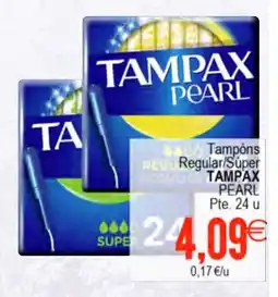 Supermercados Aquí TAMPAX Tampóns Regular/Super oferta