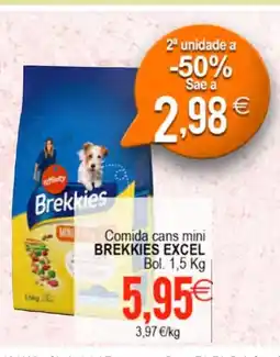 Supermercados Aquí BREKKIES Comida cans mini oferta
