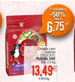 Supermercados Aquí PURINA ONEComida cans salmón oferta