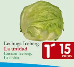 Supermercados Bip Bip Lechuga Iceberg oferta