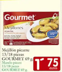 Supermercados Bip Bip GOURMET Mejillón picante 13/18 piezas oferta