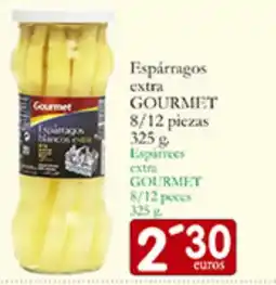 Supermercados Bip Bip GOURMET Espárragos extra oferta