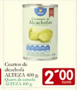 Supermercados Bip Bip ALTEZA Cuartos de alcachofa oferta