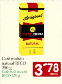Supermercados Bip Bip RICO Café molido natural oferta