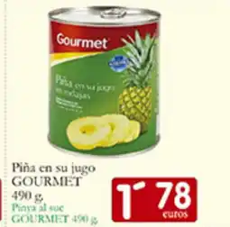Supermercados Bip Bip GOURMET Piña en su jugo oferta