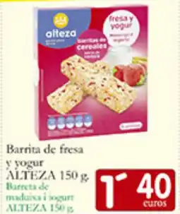 Supermercados Bip Bip ALTEZA Barrita de fresa oferta