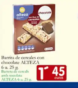 Supermercados Bip Bip ALTEZA Barrita de cereales con chocolate oferta
