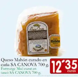Supermercados Bip Bip SA CANOVA Queso Mahón curado en cuña oferta