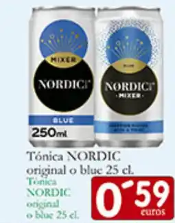 Supermercados Bip Bip NORDIC Tónica original o blue oferta