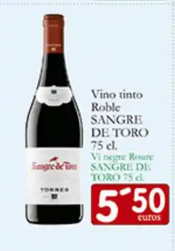 Supermercados Bip Bip SANGRE DE TORO Vino tinto Roble oferta