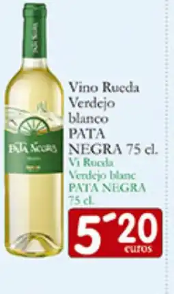 Supermercados Bip Bip PATA NEGRA Vino Rueda Verdejo blanco oferta