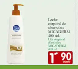 Supermercados Bip Bip MICADERM Leche corporal de almendras oferta