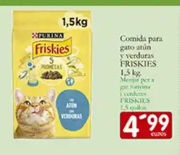 Supermercados Bip Bip FRISKIES Comida para gato atún y verduras oferta