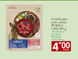 Supermercados Bip Bip PURINA ONE Comida para perro adulto oferta