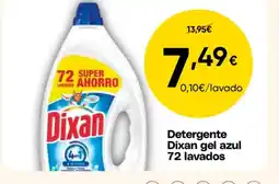 FROIZ DIXAN Detergente gel azul 72 lavados oferta