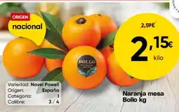 FROIZ Naranja mesa Bollo oferta
