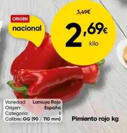FROIZ Pimiento rojo oferta