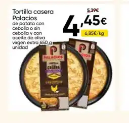 FROIZ PALACIOS Tortilla casera oferta