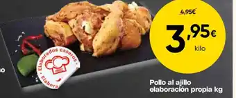 FROIZ Pollo al ajillo elaboración propia oferta
