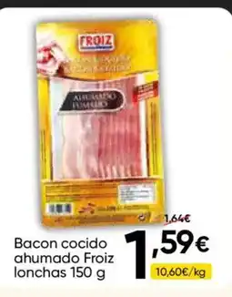 FROIZ FROIZ Bacon cocido ahumado lonchas oferta