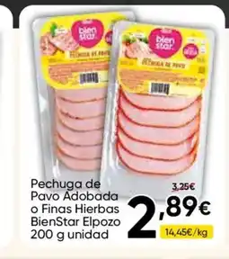 FROIZ ELPOZO Pechuga de Pavo Adobada o Finas Hierbas BienStar oferta