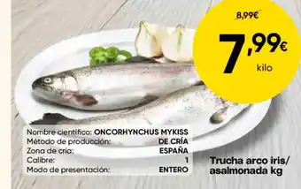 FROIZ Trucha arco iris/ asalmonada oferta