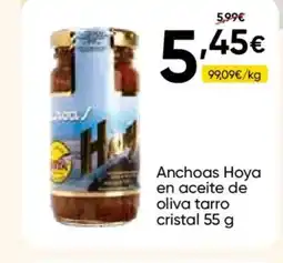 FROIZ HOYA Anchoas en aceite de oliva tarro cristal oferta