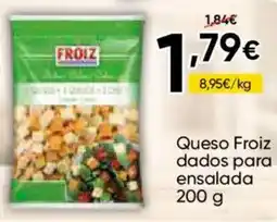 FROIZ FROIZ Queso dados para ensalada oferta
