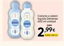 FROIZ DENENEES Colonia o jabón líquido oferta