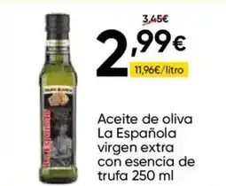 FROIZ LA ESPAÑOLA Aceite de oliva virgen extra con esencia de trufa oferta