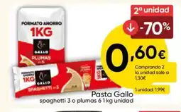 FROIZ GALLO Pasta oferta