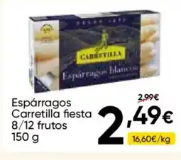 FROIZ CARRETILLA Espárragos fiesta oferta