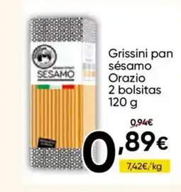 FROIZ Grissini pan sésamo Orazio 2 bolsitas oferta