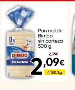 FROIZ BIMBO Pan molde sin corteza oferta