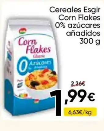 FROIZ Cereales Esgir Corn Flakes 0% azúcares añadidos oferta