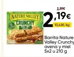 FROIZ NATURE VALLEY CRUNCHY Barrita avena y miel oferta