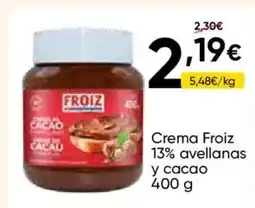 FROIZ FROIZ Crema 13% avellanas y cacao oferta