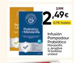 FROIZ POMPADOUR Infusión Probiótico Manzanilla oferta