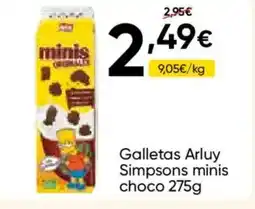 FROIZ ARLUY Galletas Simpsons minis choco oferta