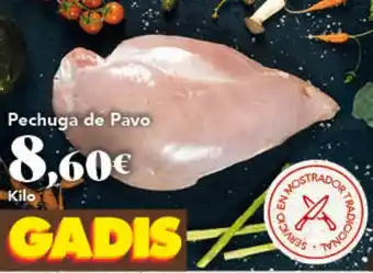 Gadis Pechuga de Pavo oferta